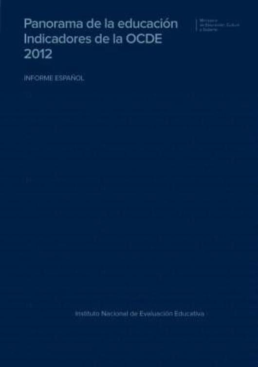 Panorama de la educación - Informe español 2012