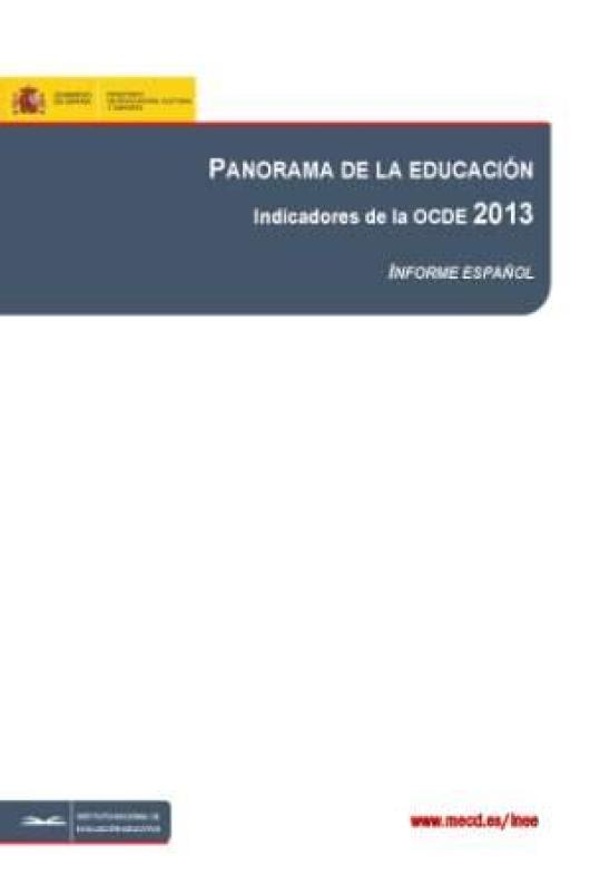Panorama de la educación - Informe español 2013