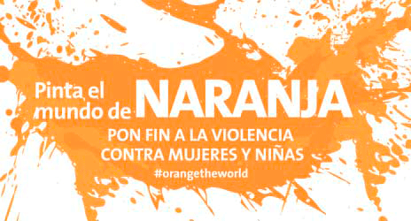 25 de noviembre es el Día Internacional de la Eliminación de la Violencia contra la Mujer. Pintar el mundo de naranja
