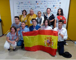 Participantes españoles en la XI Olimpiada Internacional de Ciencias de la Tierra (IESO). Niza 2017