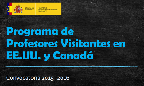 Programa de profesores visitantes E.EUU y Canadá
