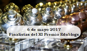 6 de mayo 2017. Finalista del XI Premio Edublogs