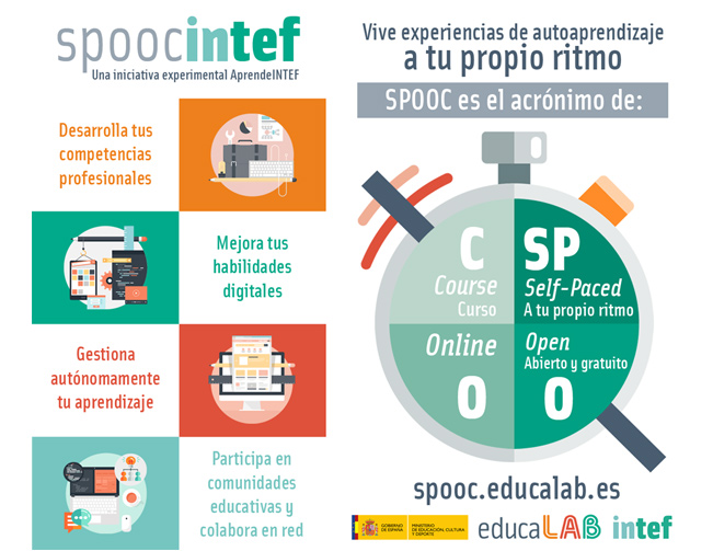 Infografía SPOOC Intef