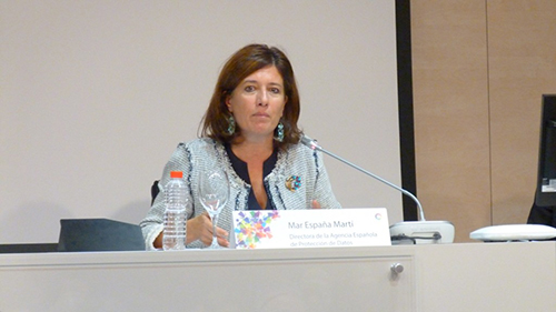 Dª Mar España Martí, Directora de la Agencia Nacional de Protección de Datos